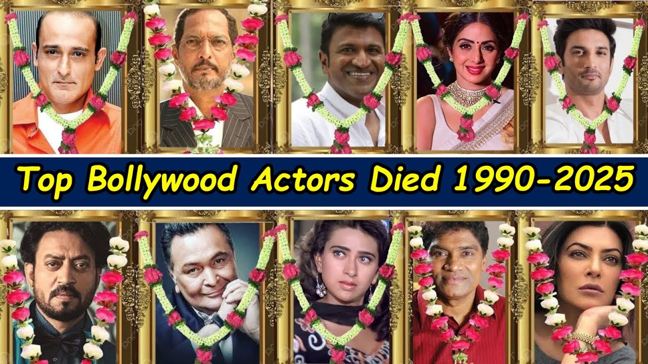 Bollywood Stars We Lost (1990–2025) 🌟 | Legendary Actors & Actresses Who Are No More