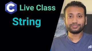 Live Lecture 5 - String in C programming | Jan 2024