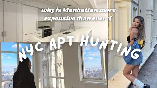 NYC apartment hunting pt 1 | apartment tours w/ prices 2023 in Tribeca