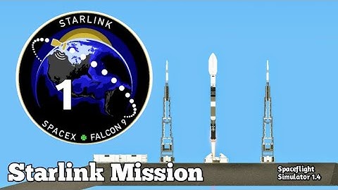 SpaceX Starlink-1 Mission in Spaceflight Simulator!!!! SFS
