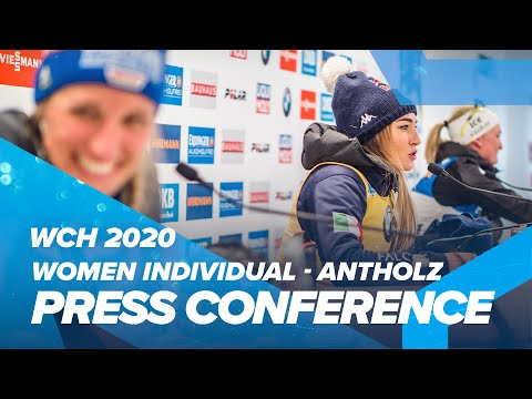 Antholz 2020: Women Individual Press Conference