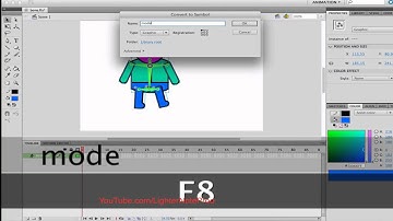 Flash Bone Tool | Simple Walk Cycle for a Cartoon Character