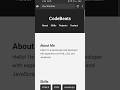 Mobile se Website developer | HTML5+CSS3 Portfolio @codiscos @sheryians