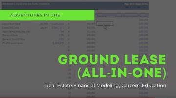 All-in-One Walkthrough #7 - The Ground Lease Valuation Module
