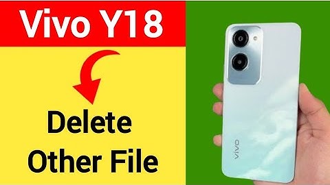 Vivo Y18 me other file delete kaise kare, how to delete other file