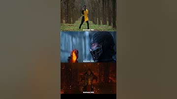 Scorpion GET OVER HERE Iconic Dialogue (Live Action Movies) Comparisons #shorts #scorpion