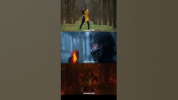 Scorpion GET OVER HERE Iconic Dialogue (Live Action Movies) Comparisons #shorts #scorpion