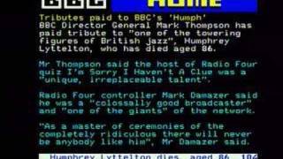 Closedown & Ceefax