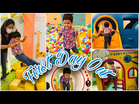 Day out with my Toddler | First Play Area experience | Mumbai biggest Playzone Peekaboo | Hindi Vlog