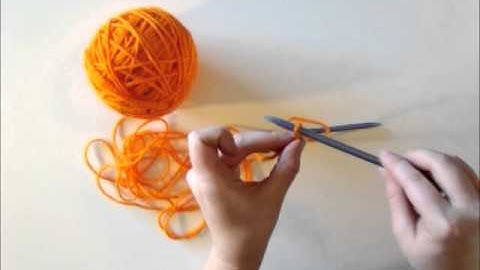 How to Knit Lesson 1: Part 1