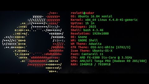 Ubuntu Gnome 16.04 LTS