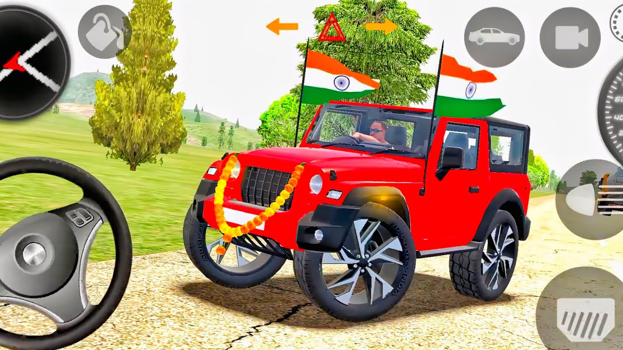 Modified Mahindra Thar😈Games:Indian Red Thar (Gadi Wala Games) Car Game Android Game - #2026
