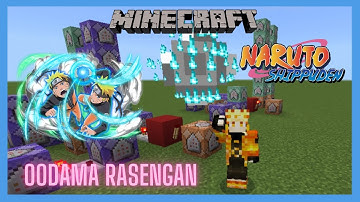 [MCPE/MCBE Naruto] Naruto Command Tutorial《Oodama Rasengan》