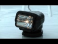 Magnetic Golight Stryker - 100W Halogen - Remote Control Spotlight - 200lb Grip Magnet Base - Black