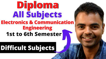 Electronics and Communication Engineering Diploma Subjects 1st Year/Sem to 6th Semester Syllabus