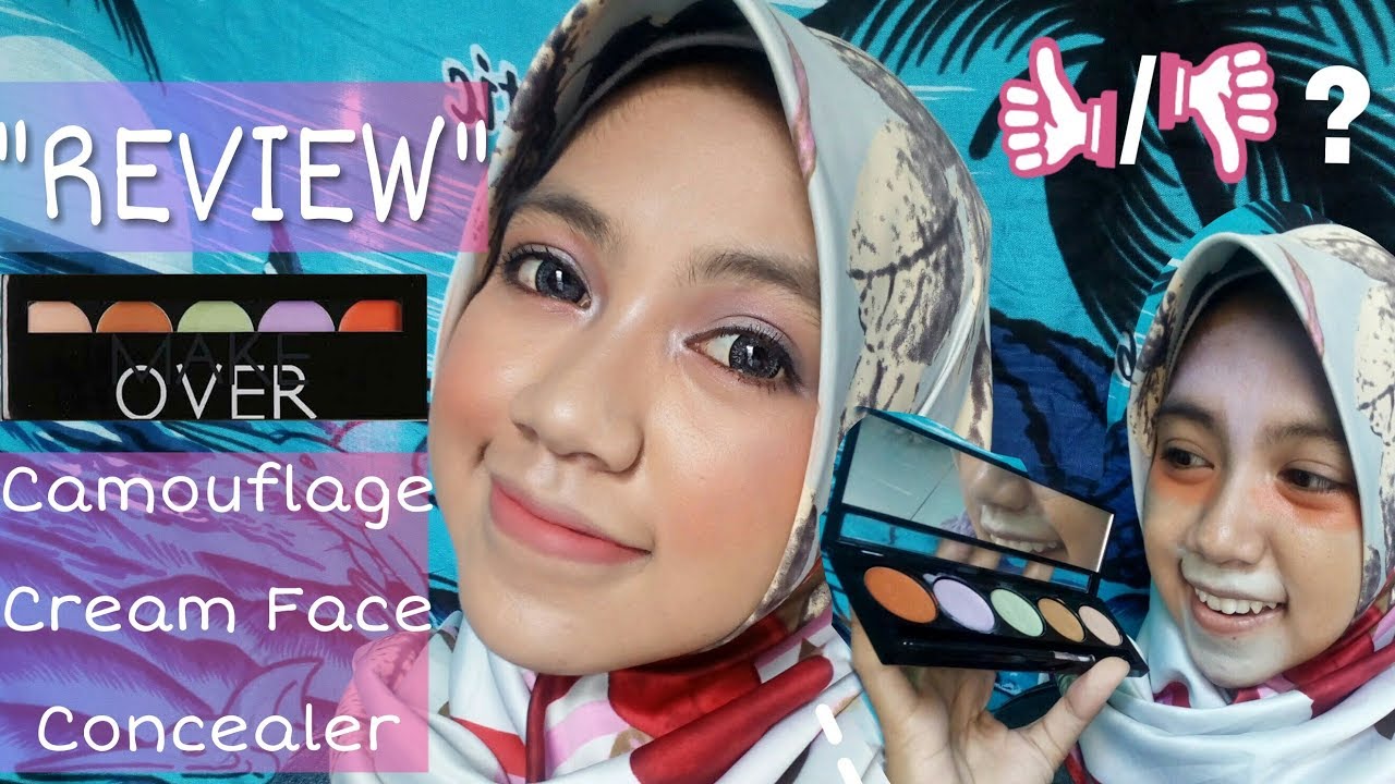 make over camouflage cream face concealer