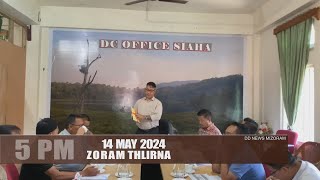 DD News Mizoram - Zoram Thlirna | 14 May 2024 | 5 PM