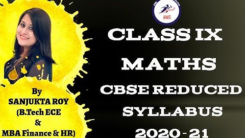 Reduced Syllabus for CBSE Class 9 Maths 2020-21 | Updated syllabus for Class 9 | CBSE News