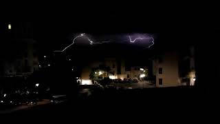 Lightning over Tala Bay Aqaba, Jordan Red Sea