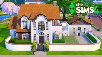 Big base game family home | Building Newcrest | The Sims 4: Speed build (NO CC)