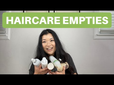 Natural Haircare Empties