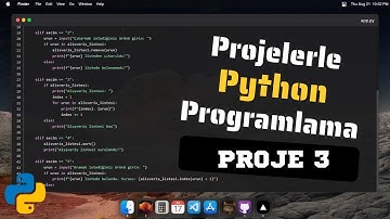 Projelerle Python Programlama | Proje 3 - Alışveriş Listesi Uygulaması