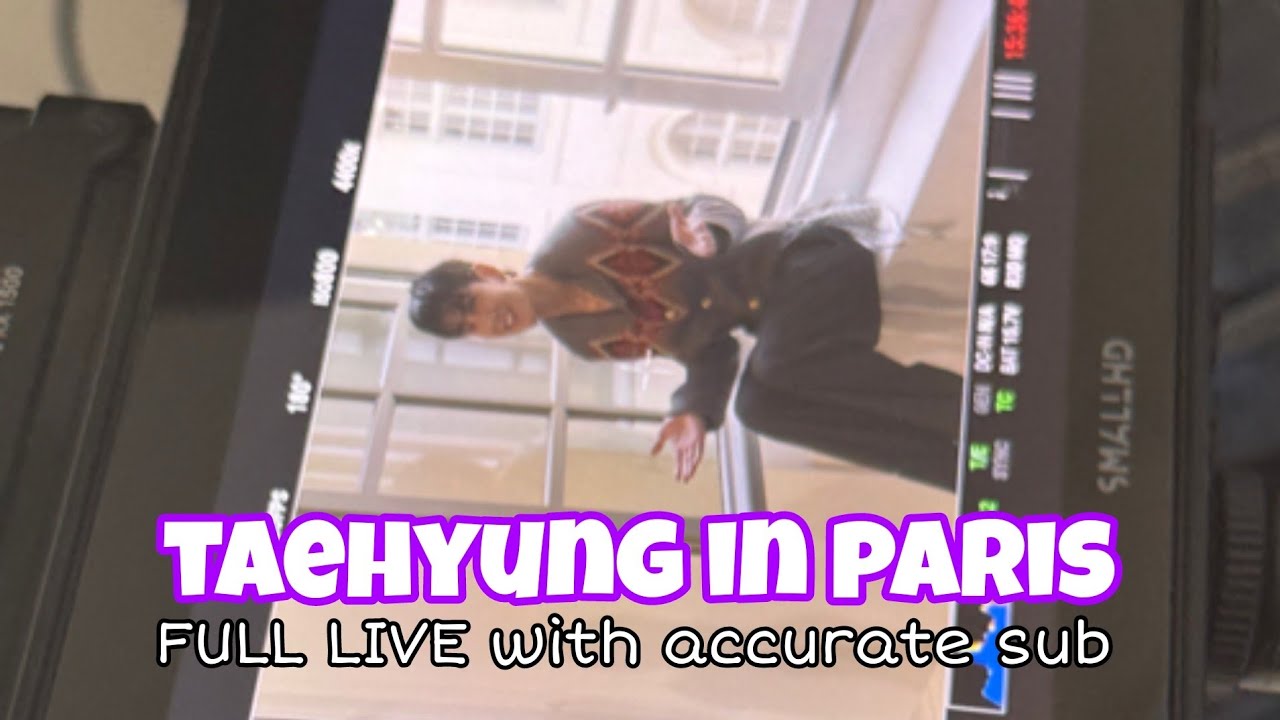 Sub [V Live] 250706 Yo 🐻 Taehyung live - YouTube