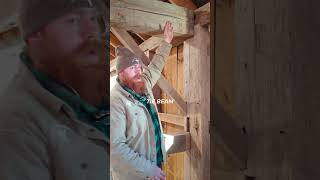 Have You Ever Seen a Gunstock Timber Frame?#timberframe #rare #craftsmanship