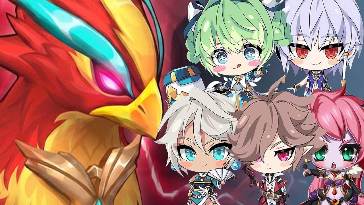 Santuário das Bestas Divina Dificuldade Mestre Rey,Lupus,Lin,Asin,Holy Solo F2P Grand Chase Classic