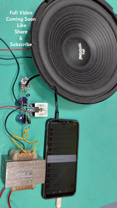 Powerful TDA2030 ic Homemade Amplifier Testing #diy #powerful #amplifier