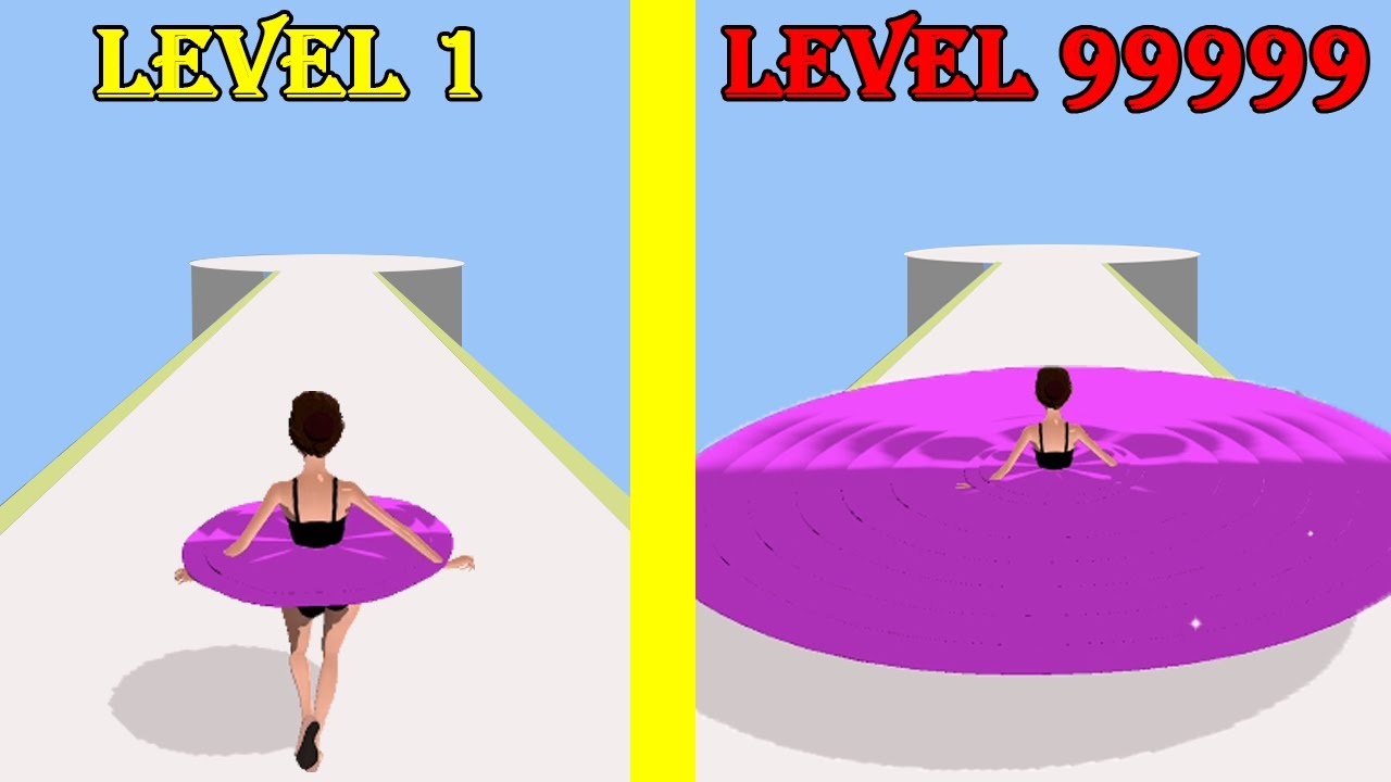 Level 1 VS Level 99999 - Ballerina 3D !
