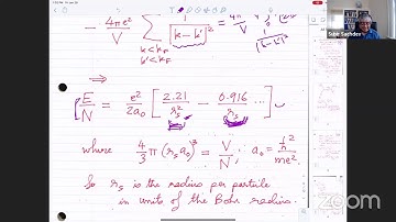 PHYSICS 295B: Quantum Theory of Solids: Lec 3. Hartree-Fock and Electron Gas