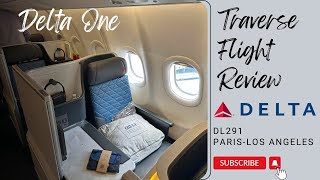 Delta A330neo Business Class Delta One Review Paris  Los Angeles