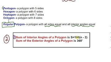 MPM1D 7.3 Angle Relationships in Polygons Video 1