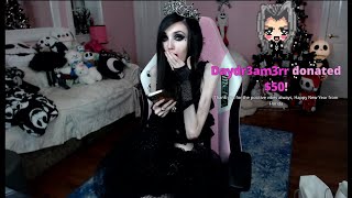 Eugenia Cooney Donation Reaction #6 - $50.00 Donation (Twitch December 31, 2021)