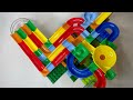 Colourful marbles, Marble Run easy fun