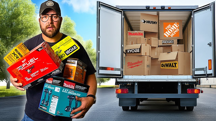 I Bought A Truckload of Home Depot Tool Returns