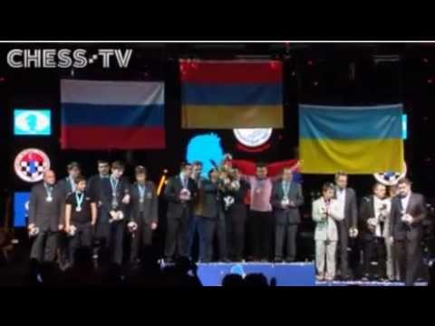 2009 Armenia Double Champion World Chess Olympiad Maxi Dresden Olympic  First Day