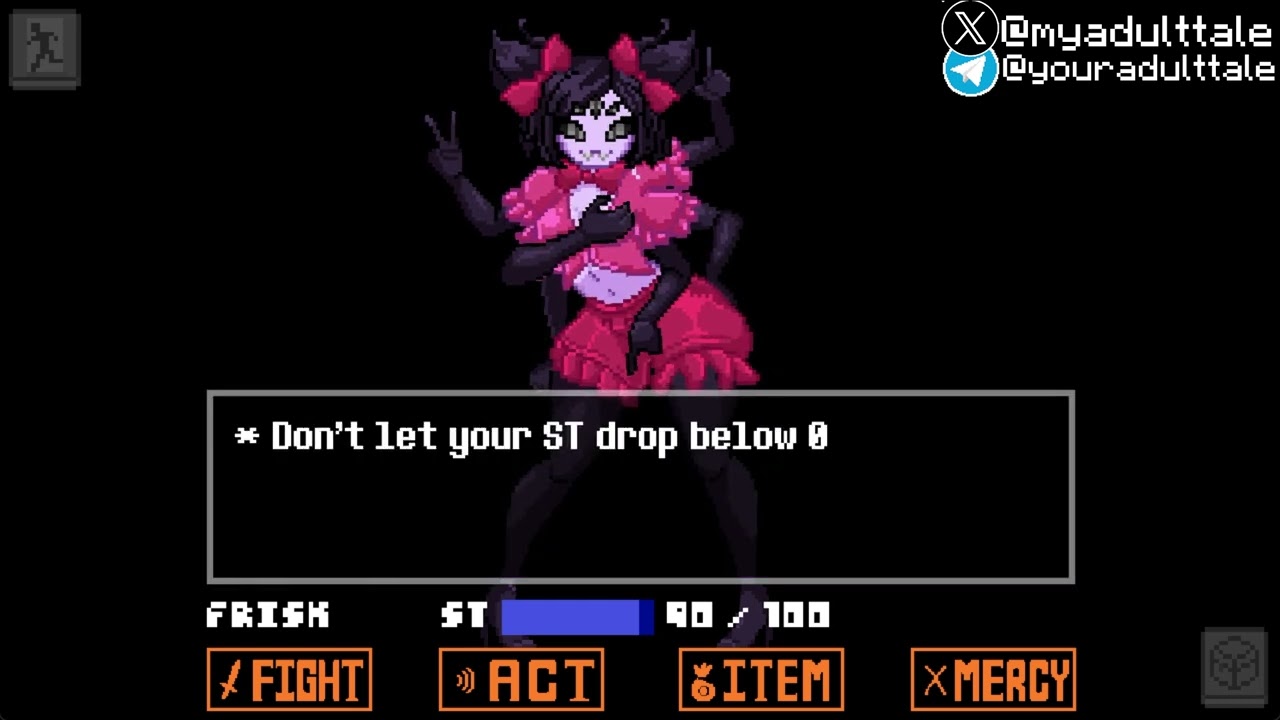 Test fight with Muffet! ADULTTALE