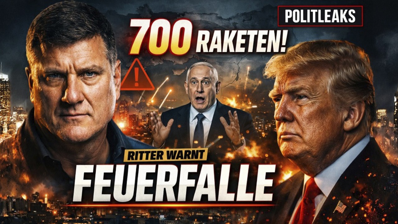 SCOTT RITTER: 700 RAKETEN – ISRAEL STÜRZT! TRUMP & NETANJAHU: FEUERFALLE.