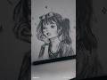 draw a happy girl #art #sketch #shortvideo #drawing #painting