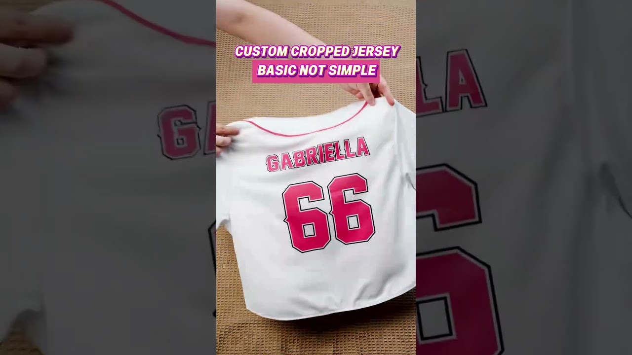 Crop Top Baseball Jerseys