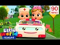 Deux ambulanciers  à la rescousse | Comptines pour les tout-petits | Little World Français