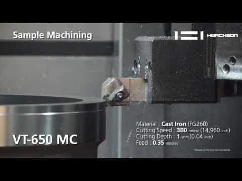 VT-650 | Drum | CNC Lathe | Turning Center | Machine Working