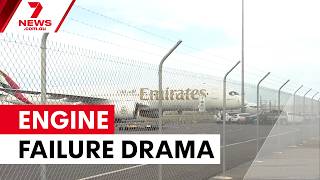 Emirates flight returns to Adelaide after engine failure | 7NEWS