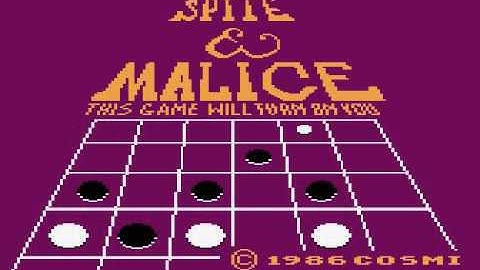 spite & malice for Atari 8-bit (demo mode)