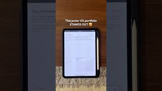 This junior UX portfolio STANDS OUT 🤩 #ux #uxdesign