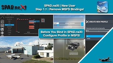 MSFS | SPAD.neXt | New User #1.1 | MSFS Profile Config Setp