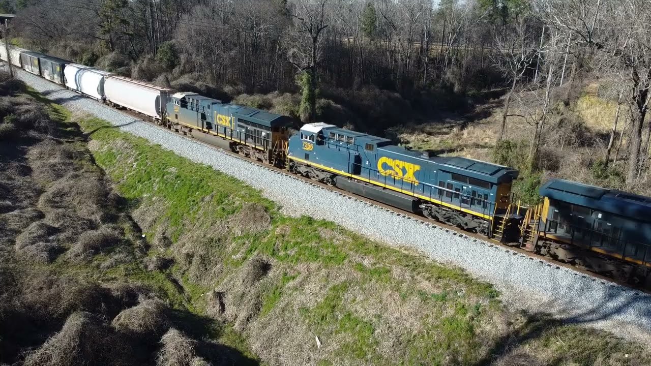 CSX Q581 at NE Fowler Junction on 2/20/22