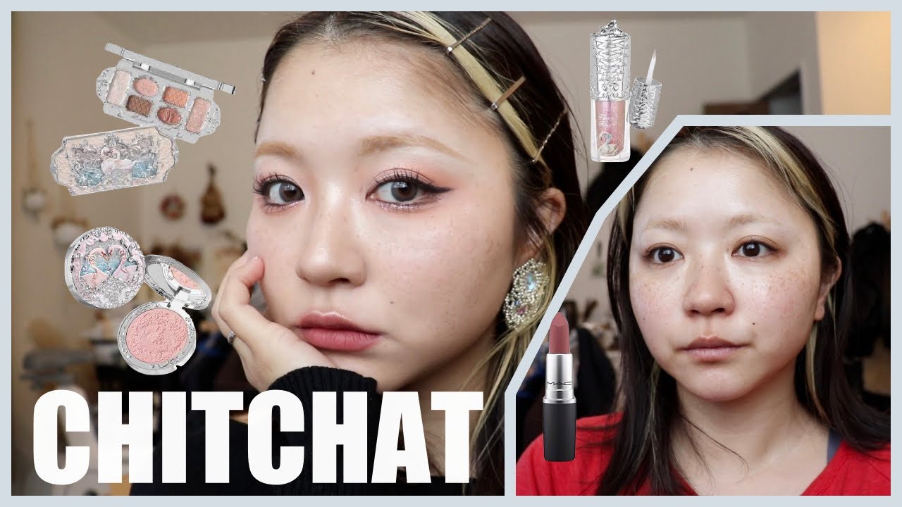 【CHITCHAT】眉毛脱色したからやりたかったメイクしていく